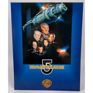 Babylon 5 Television Series Promo Advertising Sheet Warner Bros 1994 Sci Fi